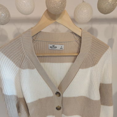 gestreifter Cardigan