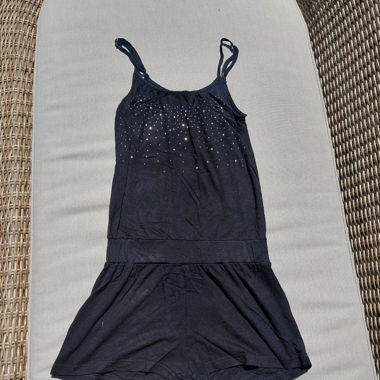Black Sequin Playsuit