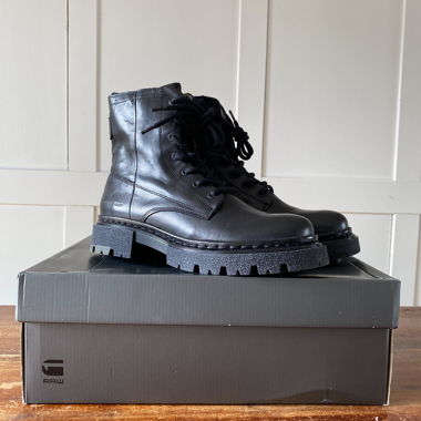 Leather work boots