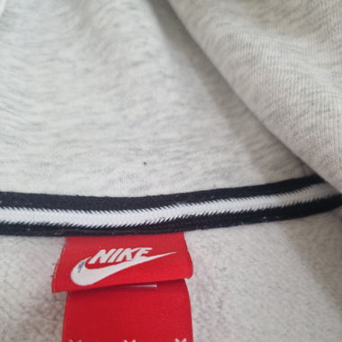 Sweat à capuche nike gris blanc