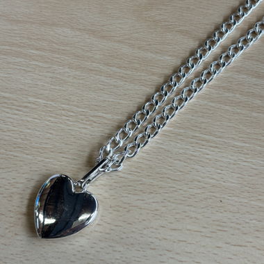 Collana Cuore Placcata Argento