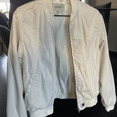 Veste bomber Carhartt blanche
