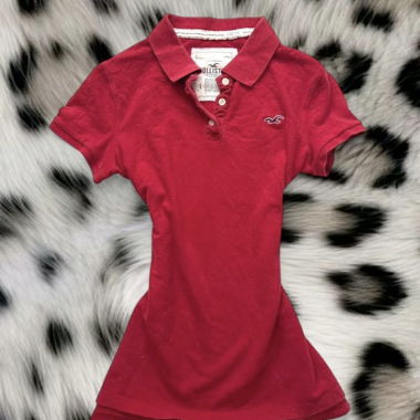 vintage Hollister red polo