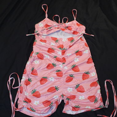 Robe-short imprimé fraises