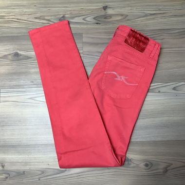 Jean slim Trussardi rose, taille 26