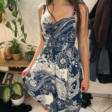 Robe d'été bleue