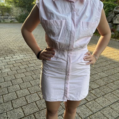Pink Shirt Dress