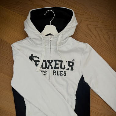Boxeur des Rues Sweatshirtjacke in weiss/schwarz