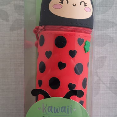 Legami - Trousse coccinelle kawaii en silicone