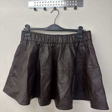 Faux Leather Skirt
