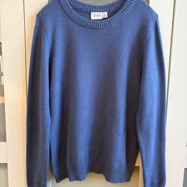 VILA Strickpullover blau Gr. S