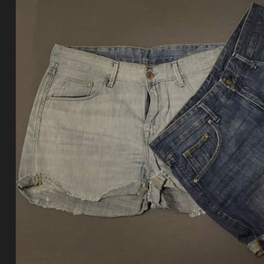 Jeans-Shorts Duo