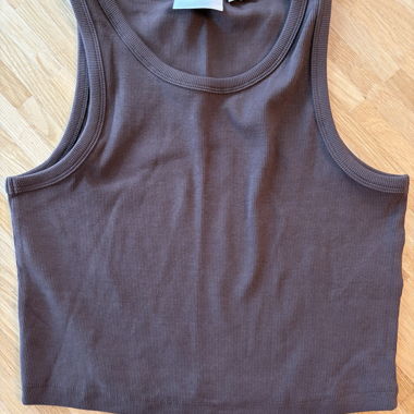 JJXX Fallon Crop Tank Top XL Brown