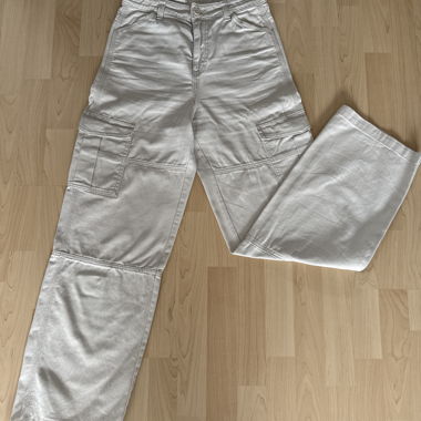 Beige Cargo Pants