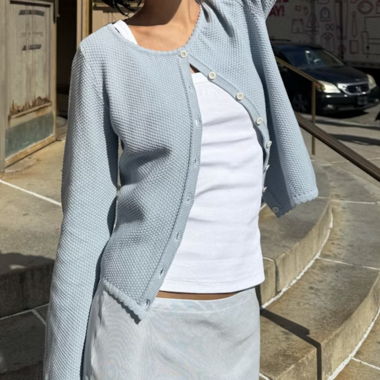 Amorini Cardigan Baby Blue - Djerv Avenue