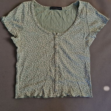 cute green top brandy melville