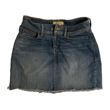 guess denim skirt