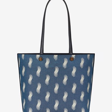 ETRO Shopper aus Jacquard und Leder