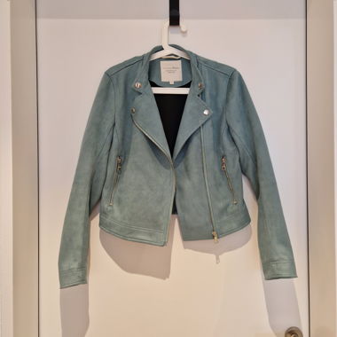 TOM TAILOR Denim Jacke hellblau/mint