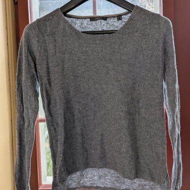 Guess Off-the-Shoulder Textured Top M - Schwarz