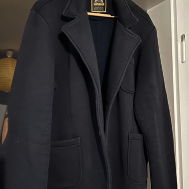 Blaue Jacke
