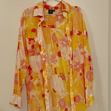 Colourful floral blouse Manor size S/M