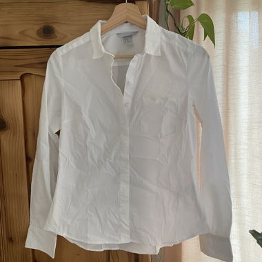 White h&m blouse