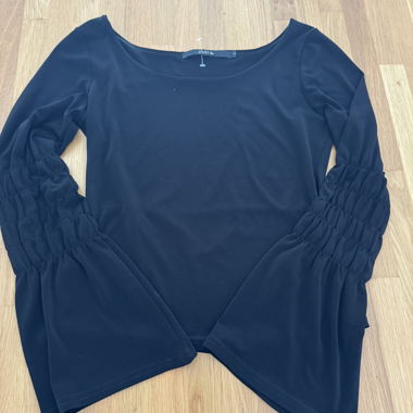 Blusa nero maniche ampie