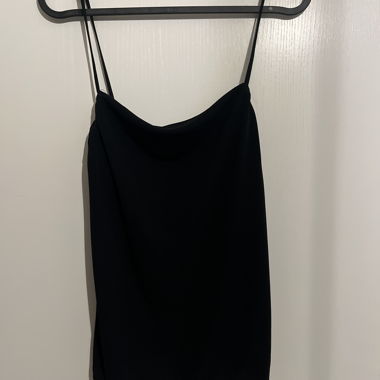Black spaghetti strap top