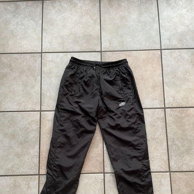Black Nylon trackpants - Elevate Clothing
