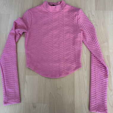 Pink Top with Turtleneck