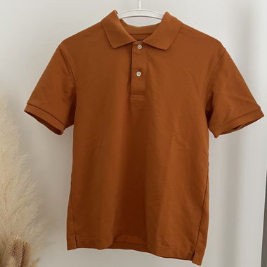 Polo orange Uniqlo taille S