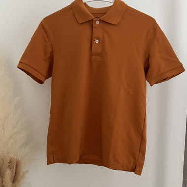 Polo Arancione Uniqlo Taglia S