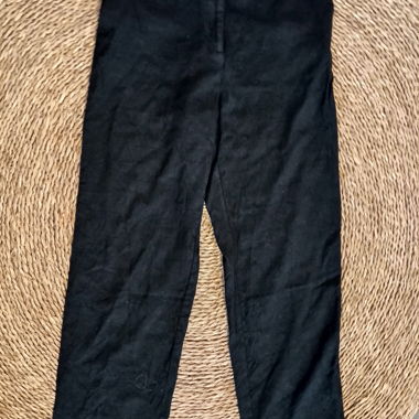 Pantalon en laine noire COS