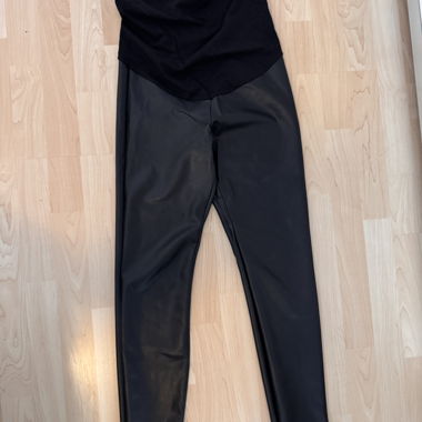 Leggings da maternità neri
