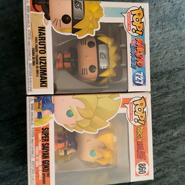 Figurines Funko Pop Naruto et Goku