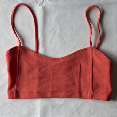 Top corto rosso