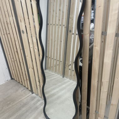 Wavy Freestanding Mirror