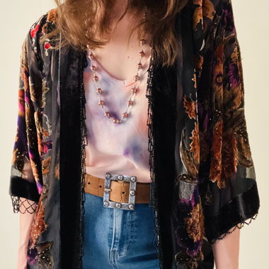 Boho Silk Cardigan