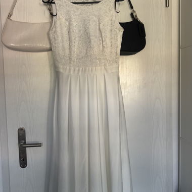White Lace Dress Size 36