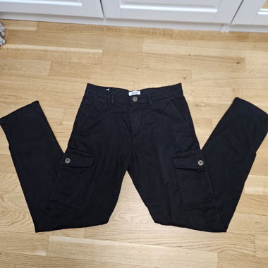 Pantaloni cargo neri