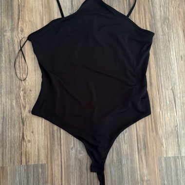 H&M black bodysuit with thin straps