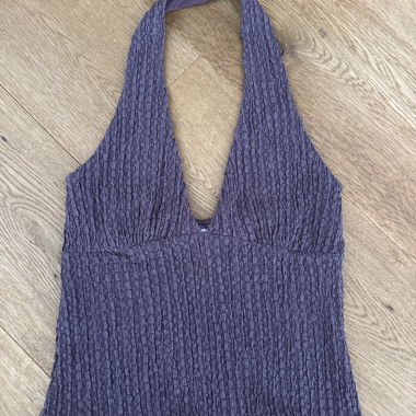 Haut bandeau violet