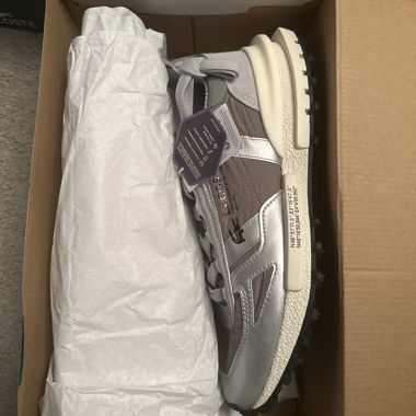 Lacoste Sneaker in Grau/Silber