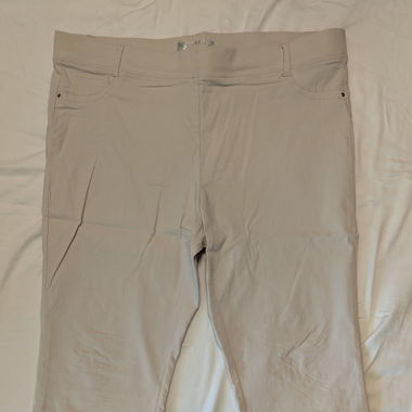 Pantalon Capri Beige pour Femme