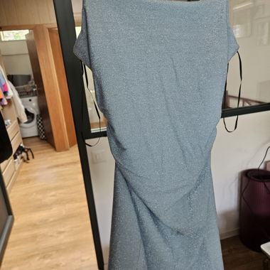 Abito blu scintillante H&M