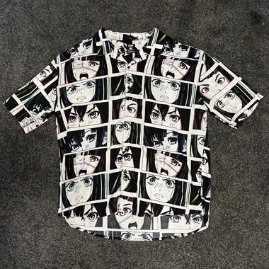 Hemd mit Grösse L Anime Print