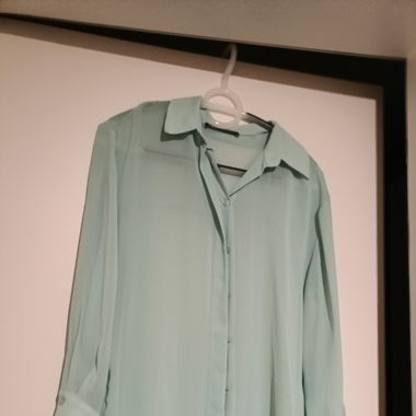 Bluse- hellblau/ türkis