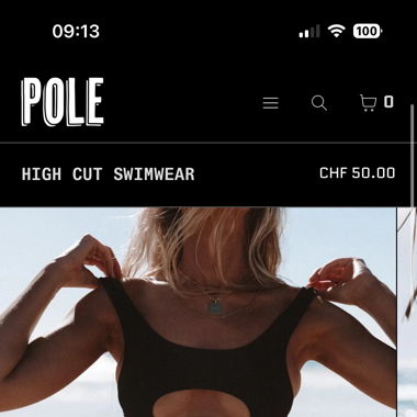 Black Pole bikini