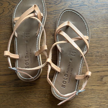 BOLD Matters Leather Sandals - new